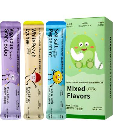 Mouthwash Sachets | 15 Piece Mouthwash Set Freshness Long Lasting Fruit Flavor For Daily Use In Bathroom And Hotel For Adults - Buy Online on GoSupps.com