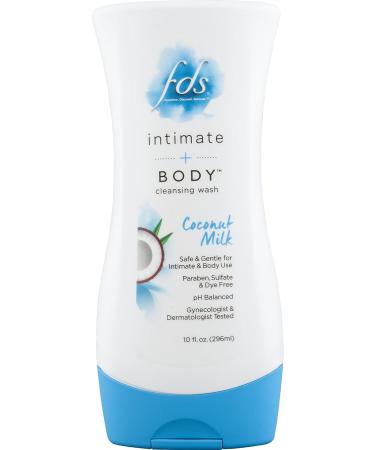 Coconut Milk FDS Intimate + Body Cleansing Wash - 10 Ounce Bottle | 10 Fl Oz - Buy Online on GoSupps.com