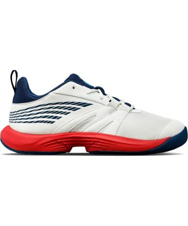 K-Swiss Boys Speedtrac Tennis Shoe - EU 39 Blanc De Blanc Blue Opal Lollipop | International Shipping Available - Buy Online on GoSupps.com