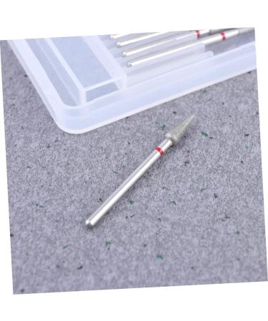 Beaupretty 1 Box Cylinder Head Drill Bits Grinding Head Polisher Lemon Cocktail Straws Drills Diamond Drill Bit Manicure Head Manicure Tools Abacus Decor Alloy Nail - Buy Online on GoSupps.com