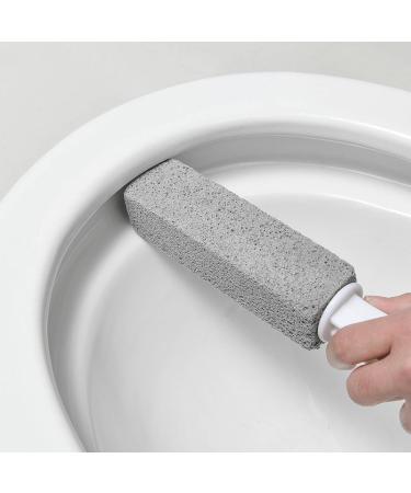 Pumice Cleaning Stone with Handle Toilet Bowl Cleaner Bathroom/Pool/Kitchen/Home Cleaning Hard Water Ring Remover(3) - Buy Online on GoSupps.com