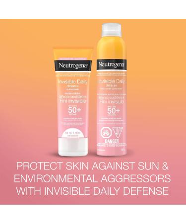 Neutrogena Invisible Daily Defense Fragrance Free Sunscreen Lotion SPF 50+ 88 mL 88 ml (Pack of 1) - Buy Online on GoSupps.com