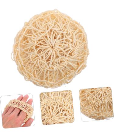 Healeved 2pcs Exfoliating Bath Balls - Flexible Loofah Sponges for Women | Shower Brushes & Facial Accessories - 11x10.5x3CM Khaki - Buy Online on GoSupps.com