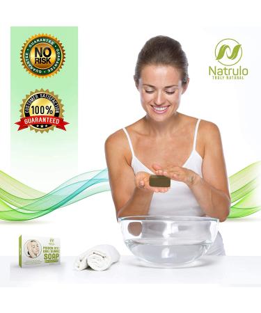 Natrulo Poison Ivy Soap Bar - Natural Treatment for Poison Ivy, Oak & Sumac - Anti-Itch Skin Cleanser - Soothes Rashes - Made in USA - 4 oz - Buy Online on GoSupps.com