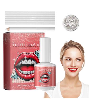 DIY Dental Tartar Set with 120 Crystals for Glistening Smile Detachable Shiny Dental Jewelry for Women Tooth Decoration Set Easy to Use for Mig