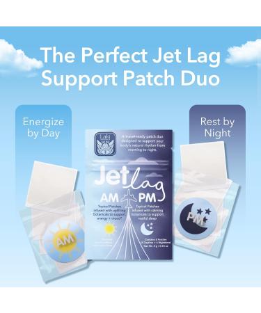 Jet Lag AM & PM Travel Patches Natural Day & Night Support for Travelers Energy Focus & Restful Sleep with B12 Rhodiola Valerian Lemon Balm Lavender & More 8 Topical Patches Jet Lag AM/PM (1 count pack of 8) - Buy Online on GoSupps.com