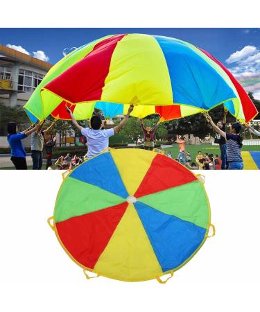 Dilwe Rainbow Umbrella Kids Play Parachute - Outdoor Activity Game Accessory - Buy Online on GoSupps.com