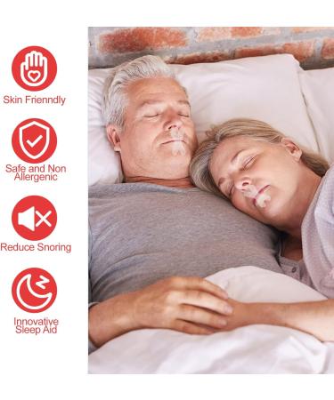 Mouth Tape for Sleeping - 120 Pieces Snoring Plasters | Improve Sleep & Nasal Breathing - Red - Buy Online on GoSupps.com