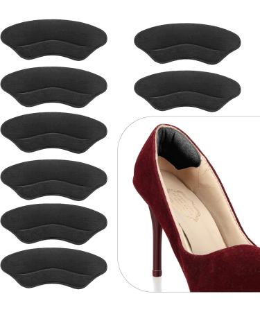 Molain Heel Grips Shoe Pads - 4 Pairs for Loose Shoes, Self-Adhesive Comfort Inserts for Men and Women - Heel Cushions for Pain Relief (Black) - Buy Online on GoSupps.com