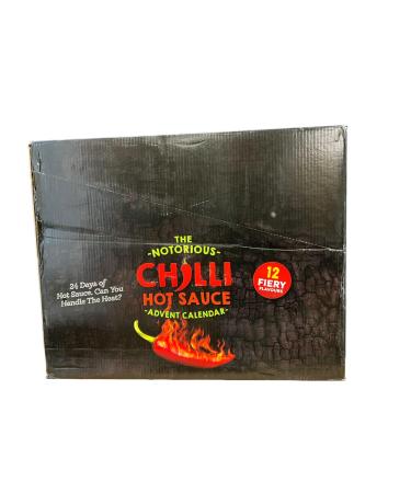 Sizzling Sensations: A Spicy Adventure with 24 Days of Notorious Chili Heat - 7-Pack Hot Sauce Advent Calendar