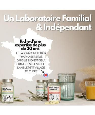 KOTOR CHONDRO | Regenerates Cartilage | Joint Bread | Glucosamine + Marine Chondroitin + Nettle + Manganese + Vitamin C | Mobility & Flexibility | 60 Capsules | Made in France - Buy Online on GoSupps.com