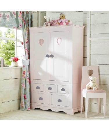 Videelly 8-Piece Soft Rubber Cartoon Cloud Cabinet & Drawer Handles | Silicone Door Knobs for Children's Rooms | Gray Furniture Accents - Buy Online on GoSupps.com