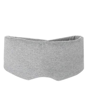 Salmue Sleep Eye Mask with Nose Baffle | Adjustable Blinder Blindfold for Travel and Nap | Comfortable and Breathable Eye Cover (Grey) - Buy Online on GoSupps.com