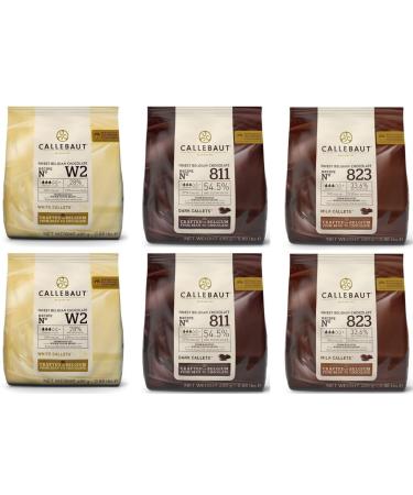 Callebaut Bundle 2 x W2 823 811 (6 x 400g)