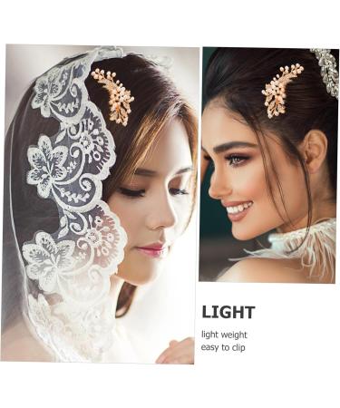 Angoily Bride Hair Accessories Bridal Hair Accessories Rhinestone Hair Clips Women Hair Accessories Hair Accessories for Women Tiara Miss Rhinestones Comb Alloy - Buy Online on GoSupps.com