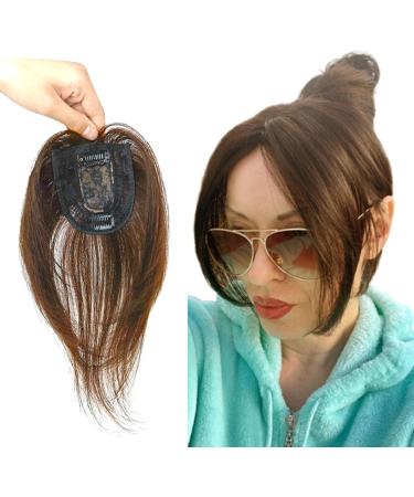 Human Hair Topper for Women with Thinning Hair Middle Side Part Clip in Top Hairpieces for Women Real Human Hair Extentions 10-11 Inch Toppers Hair Pieces for Women - Buy Online on GoSupps.com
