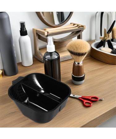 CLISPEED Bol M langeur pour Coloration Capillaire Noir 2 Pi ces Plastique Fond Stable Outil Professionnel Salon Coiffure et Usage Maison Anti-d bordement Compact L ger - Buy Online on GoSupps.com