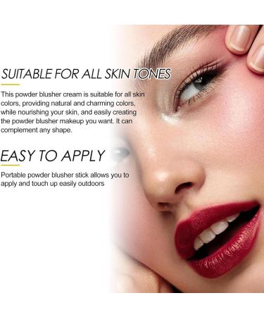 Cream Blushs Stick Matte Cheek Tint Cream For Mature Skin Cheek Tint Blushs Stick For Mature Skin - Long Wearing Cream Blushs Stick For Cheeks And Lips 1#pink - Buy Online on GoSupps.com