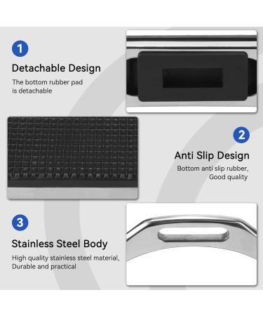 Frdhee Safety Stainless Steel Stirrups for Adults & Children | Anti-Slip Rubber Tread | Equestrian Saddle Safety - 2 Pieces - Buy Online on GoSupps.com