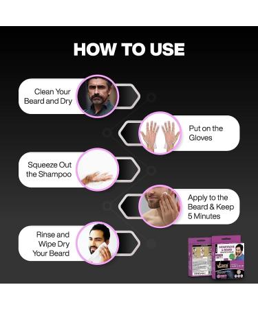 Buy Black Shampoo Hair Color (15ml Pack of 10) - International Shipping Available - Buy Online on GoSupps.com