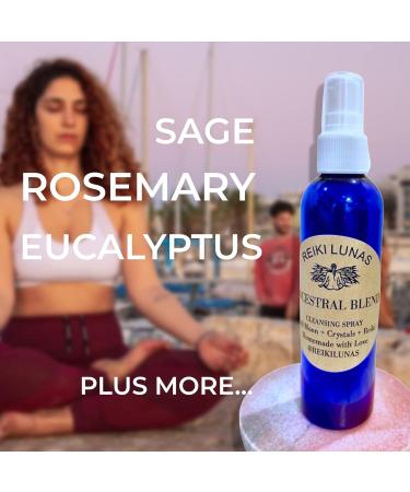 White Sage Smudge Spray/ AncestraL Blend Clearing Spray/ ANCESTRAL BLEND CLEANSING SPRAY White Sage Smudge Spray Full Moon Water Crystal Infused and Reiki Charged White Sage/Rosemary/Eucalyptus Smudge Smokeless Alternative for Smudging and Negative Energy - Buy Online on GoSupps.com