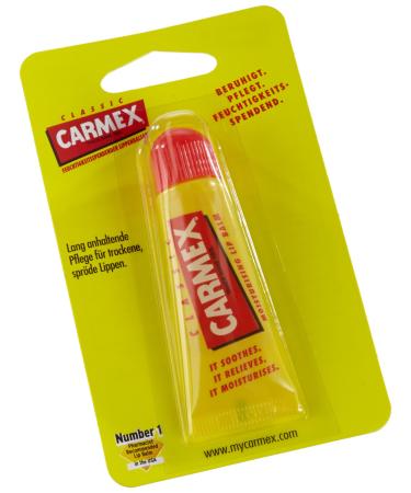 Carmex lip balm tube pack of 12 (12 x 10 ml)