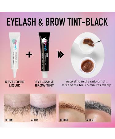 Libeauty Lash Lift and Tint Kit - Black Fast Curling & Coloring Perm with L&C Shapes - Salon & Home Use - Buy Online on GoSupps.com