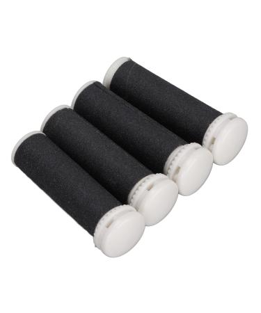 4 Replacement Roller Electric Foot File Grinder Replacement Head for Pedicure 5X Super Coarse and 5X Regular Coarse