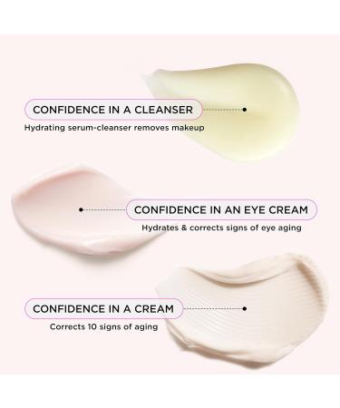 IT Cosmetics Unwrap Healthy Hydration Anti-aging Skincare Set 3-Pc Holiday Giftset for Her - Confidence in a Cream Face Moisturizer (Full Size) & Gentle Facial Cleanser & Smoothing Eye Cream - Buy Online on GoSupps.com