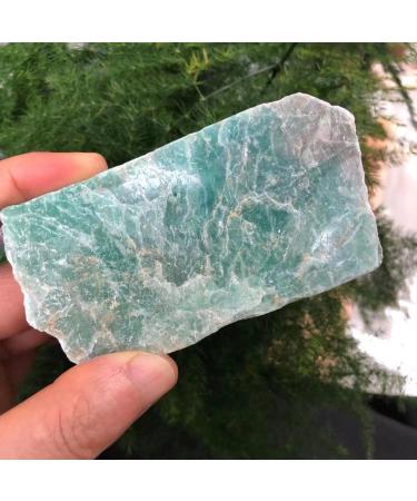 Crystal Natural Amazonite Crystal Gravel Rock Quartz Raw Gem Specimen Garden Decoration Power Stone ningxiao