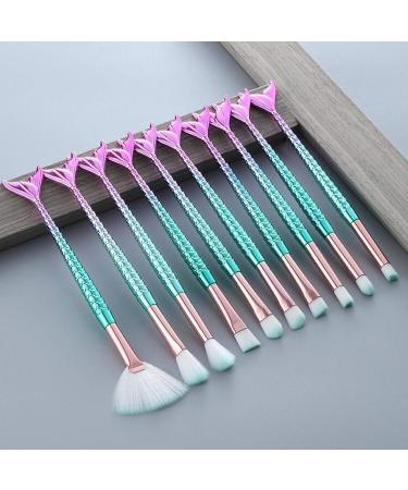 Professional 11-Piece Makeup Brush Set - Eyeshadow Eyeliner & Foundation Brushes for Flawless Application | International Shipping Available - Buy Online on GoSupps.com