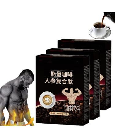 Drvorer Coffee-Drvorer Lot de 3 bo tes de caf nergisants pour homme Renforcer la vitalit des hommes Bo te 100 g (Lot de 1)