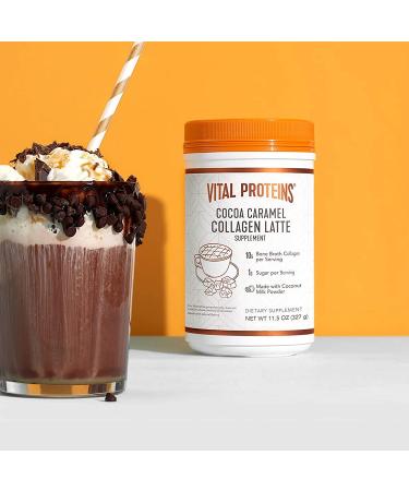 Vital Proteins Collagen Latte Cocoa Caramel - Nourishing 11.5 oz (327 g) | Enhance Your Wellness - Buy Online on GoSupps.com