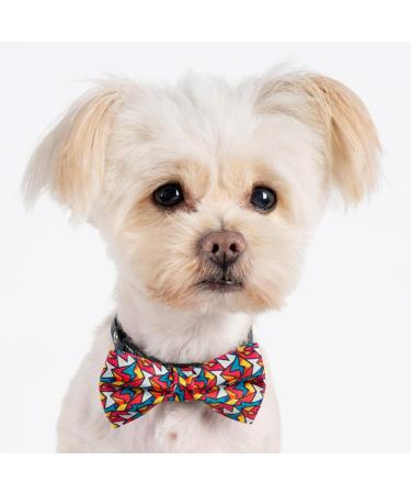 Buy PAWHITS 2PCS Dog Cat Bow Tie Color Butterfly Pet Collar - Cute Neck Strap Costume Accessories for Pets - Buy Online on GoSupps.com