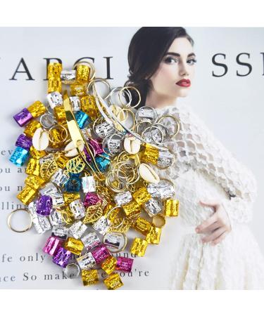 157-Piece Hair Jewelry Kit | Aluminum Hair Accessories, Extension Rings, Shell Clips, Dreadlocks Needle Tool - Buy Online on GoSupps.com
