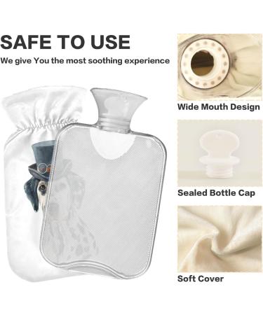 Dalmatian Dog Hot Water Bottle 2L - Large Comfortable Hot Water Bag for Pain Relief & Hot/Cold Therapy - Buy Online on GoSupps.com