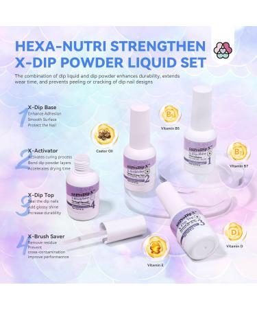 SAVILAND Dip Powder Nail Kit with Drill: 30 Colors Keratin Nail Dip Powder Kit All-in-1 with Complete Dip Powder Liquid Set Dip Base & Top Activator Brush Saver for French Nail Art Manicure Salon - Buy Online on GoSupps.com