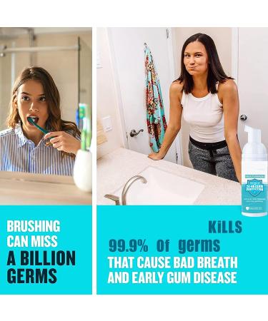 Mouthwash Foam Set - Teeth Whitening and Calculus Removal | Eliminate Bad Breath (2PCS) - Buy Online on GoSupps.com