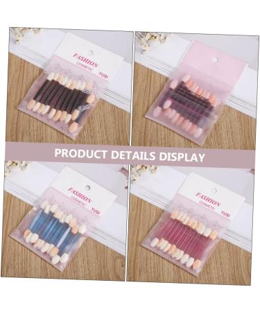 FOMIYES 40pcs Sponge Stick Double Sided Makeup Eye for Foundation Cosmetic Flat Tool - Buy Online on GoSupps.com