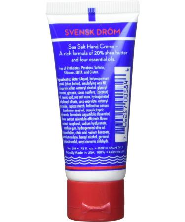 Swedish Dream Sea Salt Hand Creme Travel Size - Nourishing Moisturizer - Buy Online on GoSupps.com