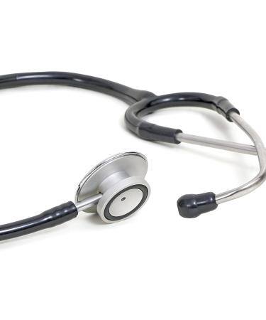 Buy Lightweight Stethoscope for Doctors & Nurses - Flexible Latex-Free Tube Soft Ear Knobs Silver Matt Finish - International Shipping Available - Buy Online on GoSupps.com
