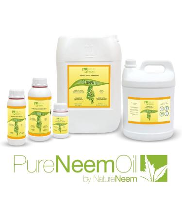 1st Cold Pressed Pure Virgin Neem Oil - 1 Liter - 100% Natural Certified Organic - Buy Online on GoSupps.com