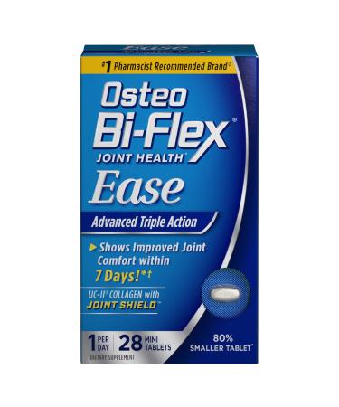 Osteo Bi-Flex Joint Health Ease Advanced Triple Action Mini Tabs - 28 ct Pack of 3 28 Count (Pack of 3)
