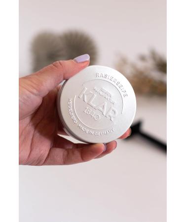 Klar Seifen Sandalwood Shaving Soap 110g - Woody-Warm Scent Ideal for Normal Skin Refillable | International Shipping Available - Buy Online on GoSupps.com