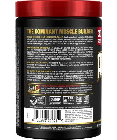 ALLMAX Nutrition Aminocore Bcaa - 8g Bcaas - 100% Pure Branch Chained Amino Acids - Gluten Free 315 gram Pink Lemonade Pink Lemonade 315 g (Pack of 1) 8g Bcaas - Buy Online on GoSupps.com