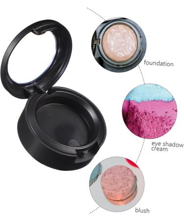 Baluue 18 Pcs Eye Shadow Replacement Box Makeup Eyeshadow Makeup Containers Makeup Pallet Blush Abs Black 3.8x1.9cmx3pcs Blackx3pcs - Buy Online on GoSupps.com