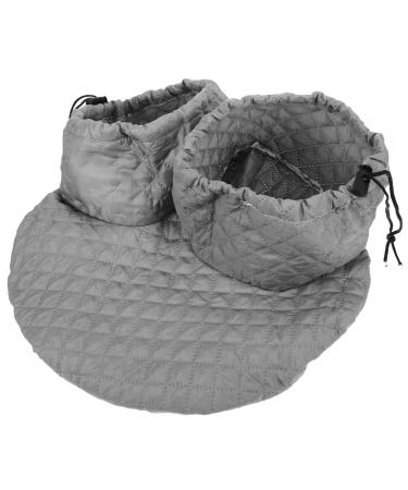 Beavorty Foot Soak Bucket Insulation Covers for Foot Basin in Diameter 38-42cm Foot Tub Covers Foot Bucket Protector Dual Bucket Cotton Foot Basin Covers