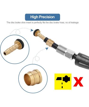 10 Set Tektro Hydraulic Brake Hose Olive Insert Replacement Kit - Buy Online on GoSupps.com