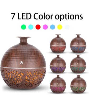 130ml Essential Oil Diffuser - Portable Aromatherapy Humidifier with Cool Mist & 7 LED Color Lights - Ideal for Home & Travel - Buy Online on GoSupps.com