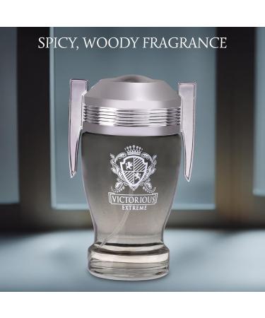 Victorious Extreme for Men Eau De Toilette - Formulated Using the Finest Prime Ingredients - Fruity Salty Fragrance - Black pepper & Fresh Orange Blossom - Packaged in a 100% Recycled Paper - Buy Online on GoSupps.com
